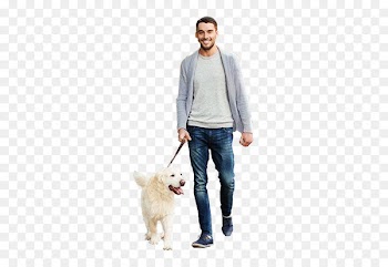 Dogo Argentino Architectural rendering - woman man 