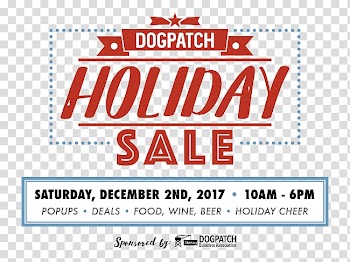 Dogpatch Warehouse Sale Sales Holiday Block party, Christmas Sale Banners transparent background PNG clipart