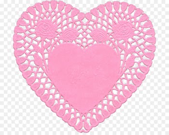 Doily Heart Valentine's Day Paper Clip art - heart 