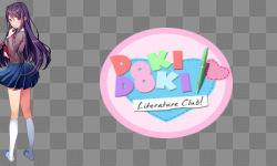 Doki doki literature club logo png clipart images gallery for free ...