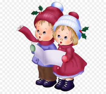Doll Christmas Toddler Illustration - Cute Vintage Kids PNG Clipart 