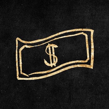 Dollar bill, money, gold aesthetic | Free PSD Illustration - rawpixel