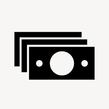 Dollar bills icon, simple flat | Free Icons - rawpixel