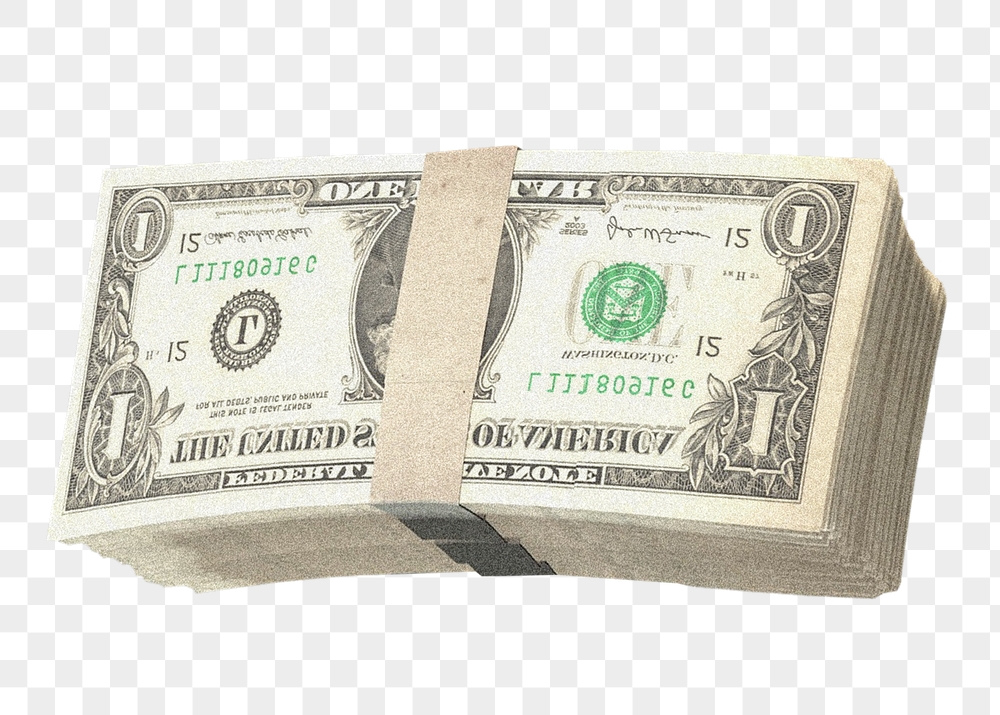 Dollar bills strop on transparent | Free PNG - rawpixel