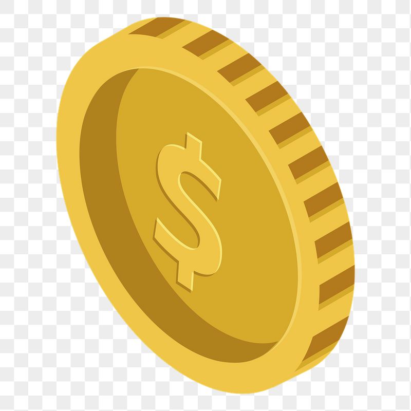Dollar coin png sticker, cute | Free PNG Illustration - rawpixel