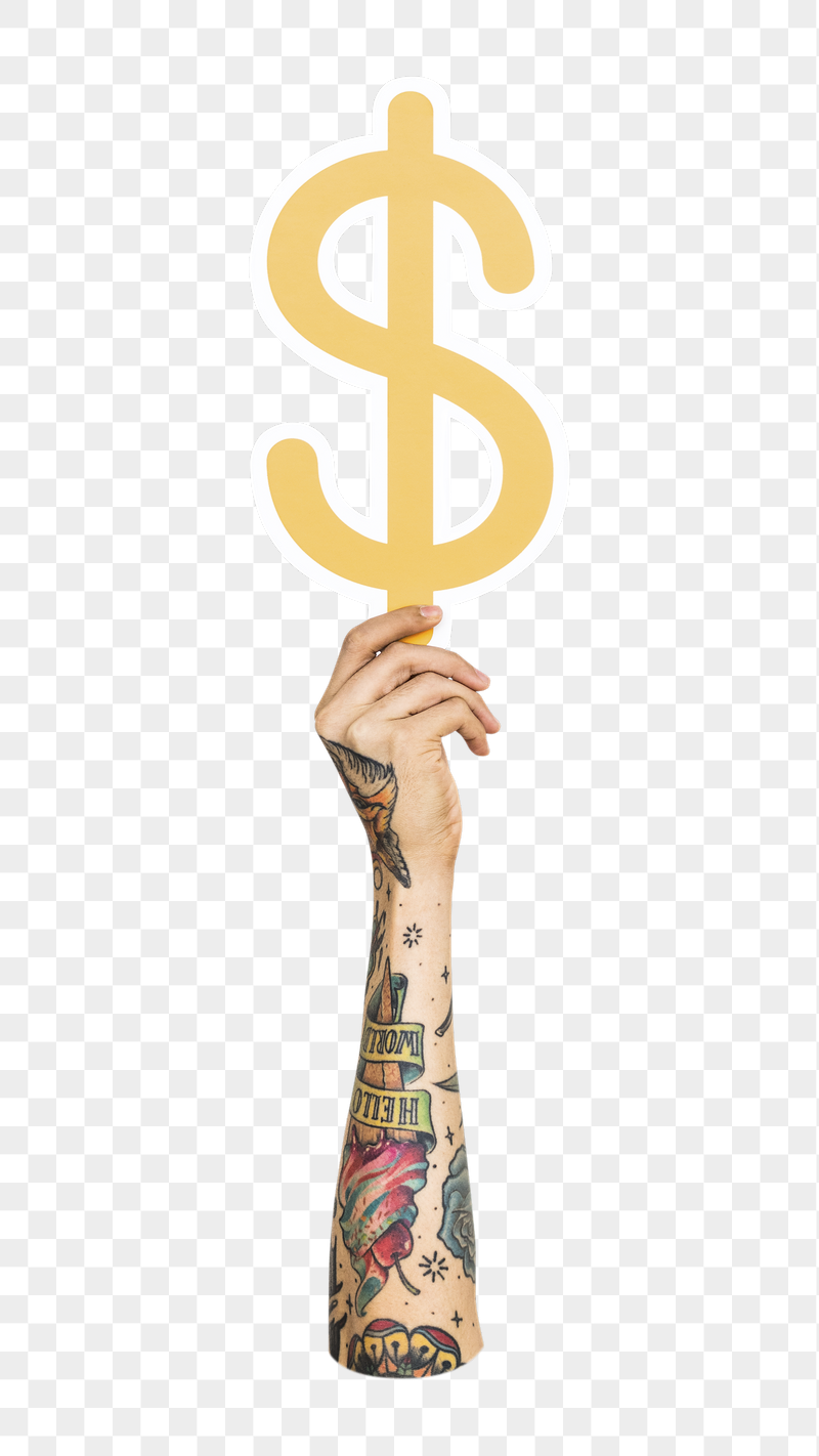 Dollar icon png hand holding | Free PNG - rawpixel