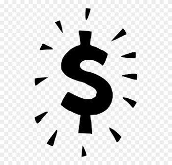 Dollar Money Finance Business Currency Payment - Black Dollar Sign Clipart