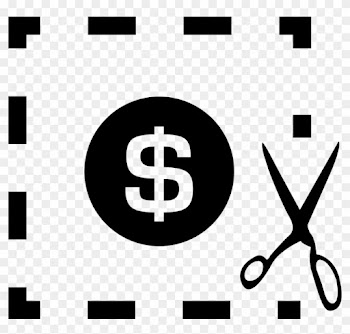 Dollar Money Sign In A Square Of Broken Line With A - United States Dollar