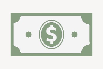Dollar note clipart, cute cartoon | Free PSD Illustration - rawpixel