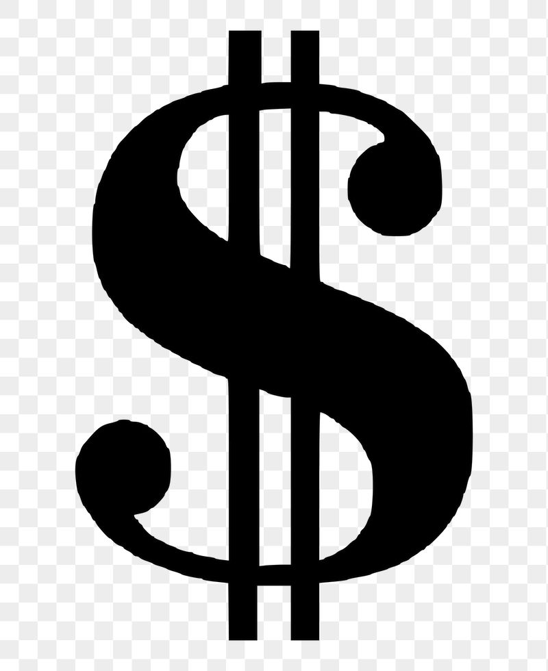 Dollar sign png sticker, transparent | Free PNG - rawpixel