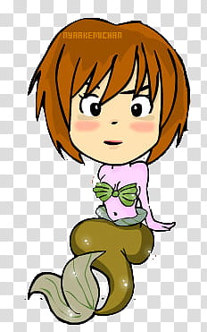 Dolls, animated mermaid character transparent background PNG clipart