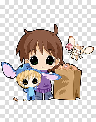 Dolls, brown-haired female anime character transparent background PNG clipart