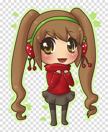 Dolls, brown long-haired female animated character transparent background PNG clipart