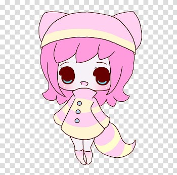 Dolls, pink-haired female animated character illustration transparent background PNG clipart