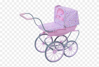 Dolls Pram Transparent Background - Baby Annabell Vintage Pram