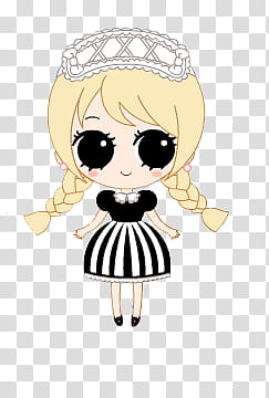 Dolls, yellow-haired female animated character transparent background PNG clipart