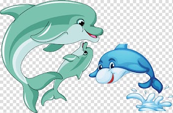 Dolphin Cartoon , whale transparent background PNG clipart