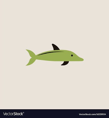 Dolphin delphinus delphis vector image