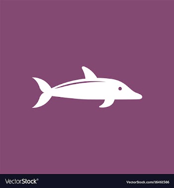 Dolphin delphinus delphis vector image