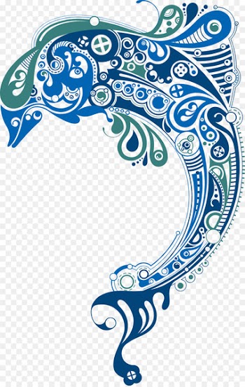 Dolphin Illustration - Dolphin Puzzle 