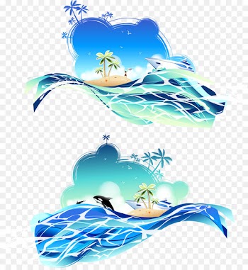 Dolphin Illustration - SeaWorld vector 