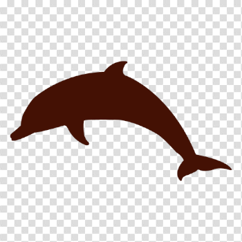 Dolphin jumping silhouette - Transparent PNG & SVG vector