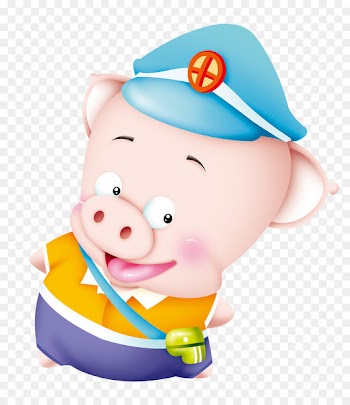 Domestic pig Chinese zodiac - Cute Little Pig 