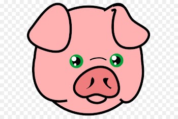 Domestic pig Face Drawing Clip art - Pig Head Cliparts 