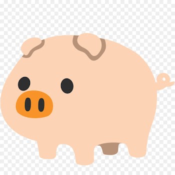 Domestic pig Galaxy Pig Emoji P I G PIG Pig Pig - pig 