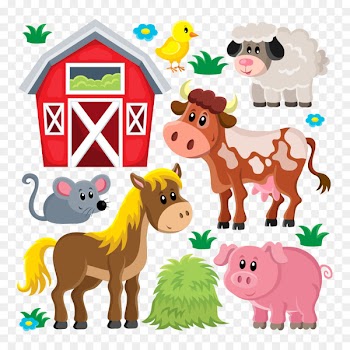 Domestic pig Livestock Sheep Farm Clip art - Vector farm animals 