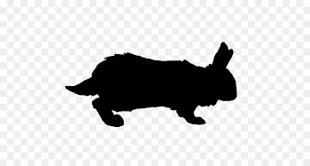 Domestic Rabbit, Dog, Hare, Snout, Silhouette PNG