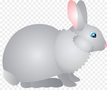 Domestic rabbit Easter Bunny Cartoon - Resting rabbit 