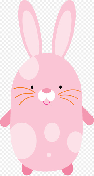 Domestic rabbit Easter Bunny European rabbit - Hand-painted rabbit 