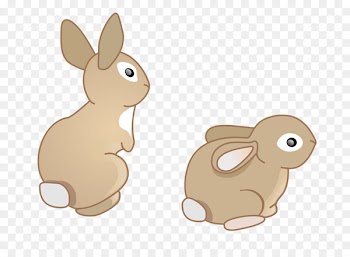 Domestic rabbit European rabbit Cartoon Hare - Cartoon bunny 