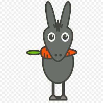 Domestic rabbit Hare Easter Bunny Illustration - esel ribbon 