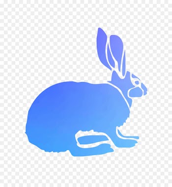 Domestic rabbit Hare Stencil Domaine La Lebe -  