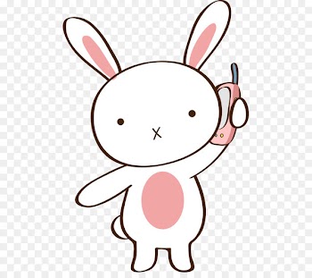 Domestic rabbit Mid-Autumn Festival Moon rabbit - Cartoon bunny 