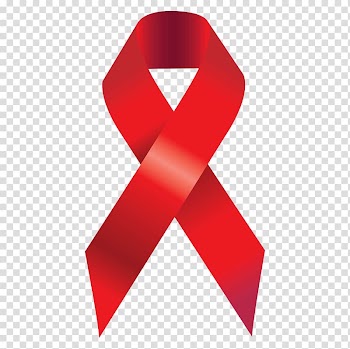 Domestic violence Red ribbon Purple ribbon AIDS, Red ribbon transparent background PNG clipart