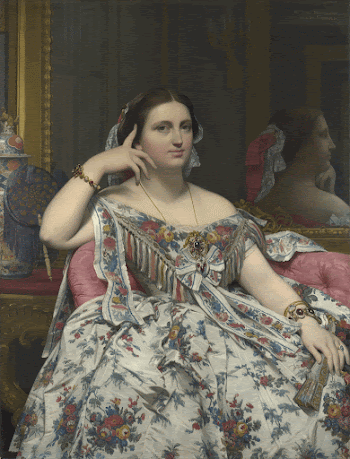 Dominique Ingres - Mme Moitessier | Free Photo - rawpixel