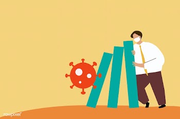 Domino effect during coronavirus outbreak vector | Free  vector - 2307590