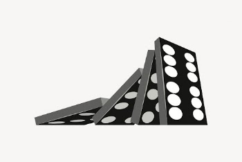 Dominoes clipart, board game illustration | Free PSD - rawpixel