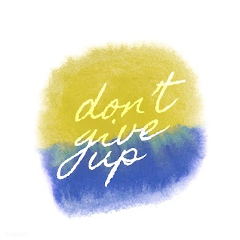 Don't give up watercolor style banner vec.. | Free stock vector - 530665