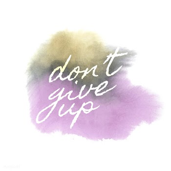Don't give up watercolor style banner vec.. | Free stock vector - 530705