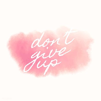 Don't give up watercolor style banner vec.. | Free stock vector - 530730
