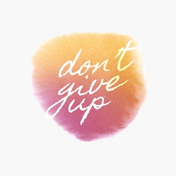 Don't give up watercolor style banner vec.. | Free stock vector - 530748
