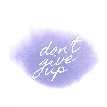 Don't give up watercolor style banner vec.. | Free stock vector - 530804