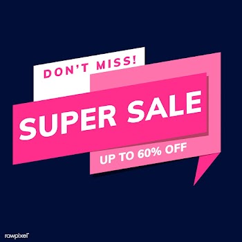 Don't miss super sale up to 60% shop prom.. | Free stock vector - 538255