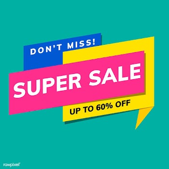 Don't miss super sale up to 80% promotion.. | Free stock vector - 538295