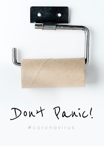 Don't panic during coronavirus outbreak social template vector | Free  vector - 2313813