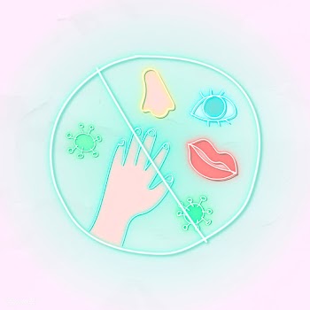 Don't touch your face vector | Free  vector - 2300867
